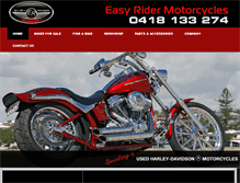 Tablet Screenshot of easyridermotorcycles.com.au